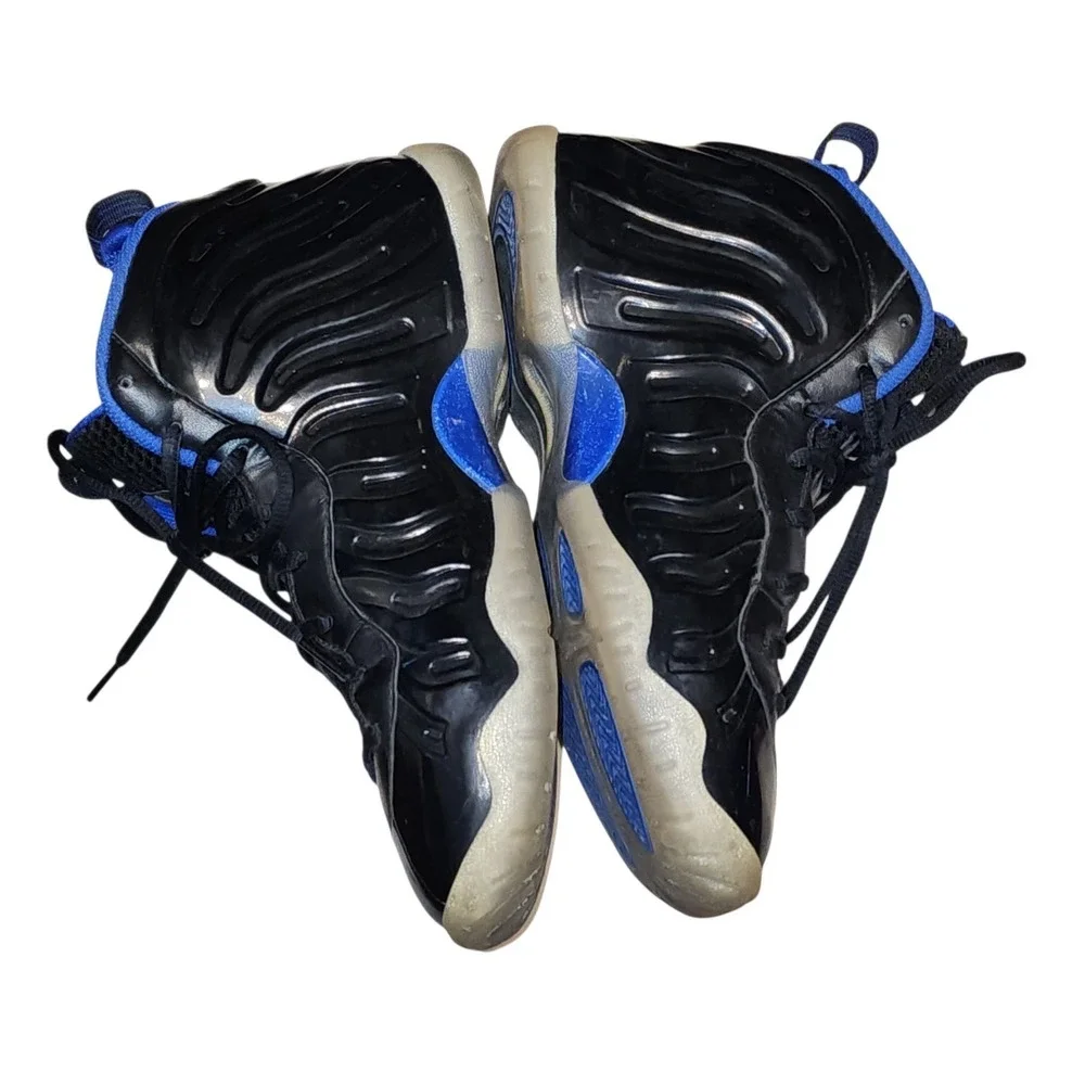 🔥 Nike Little Posite One GS  Space Jam  Color  Black/Blue  Size 7 Youth 2018 🔥
